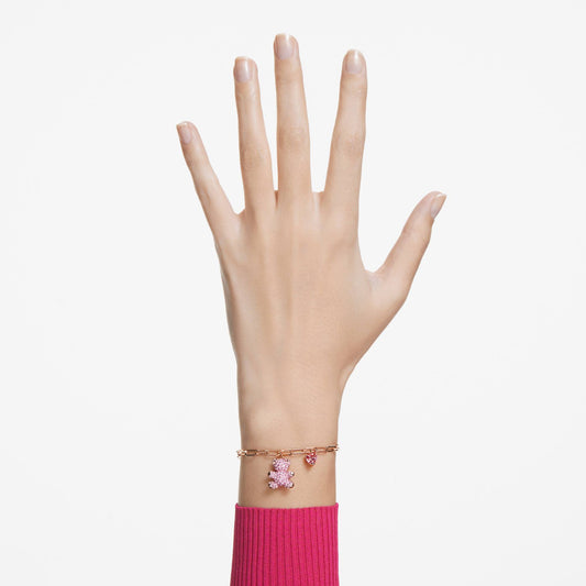 Swarovski Teddy bracelet Bear, Pink, Rose gold-tone plated  5642978